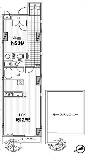 【間取り】 | パシフィックコート中延