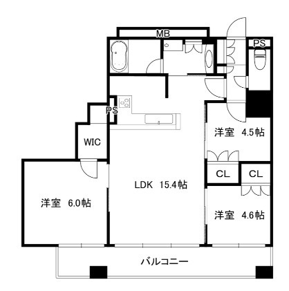 【間取り】 | プレサンスレジェンド堺筋本町タワー