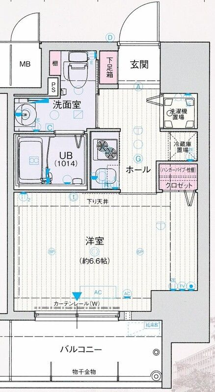 サムティ天満Dioの間取り