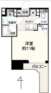 【間取り】 | プランドール大手前レジデンス