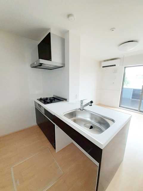 藤沢市石川３丁目のアパートのキッチン