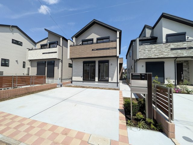 八王子市　石川町　新築一戸建ての外観|～北八王子駅徒歩18分　控除や減税で優遇の長期有医療住宅　全棟2台駐車可能～