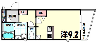 【間取り】 | プレサンス神戸駅前グランツ