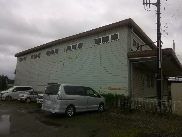 常総市豊田の倉庫の外観