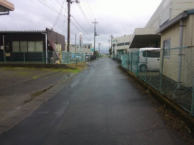 常総市豊田の倉庫の周辺
