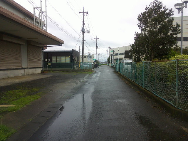 常総市豊田の倉庫の周辺