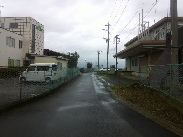 常総市豊田の倉庫の周辺
