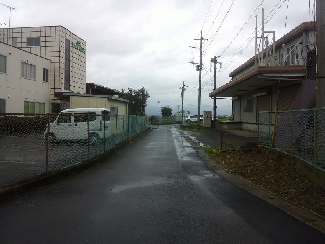 常総市豊田の倉庫の周辺