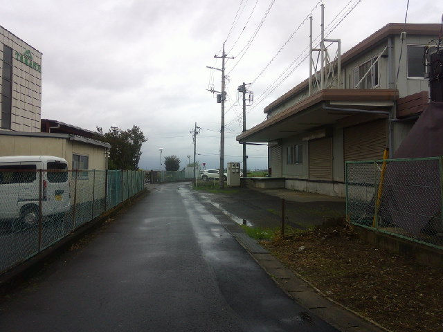 常総市豊田の倉庫の周辺