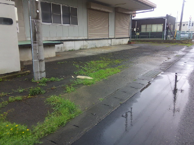 常総市豊田の倉庫の周辺