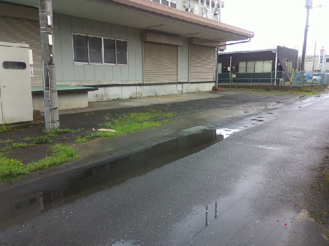 常総市豊田の倉庫の周辺
