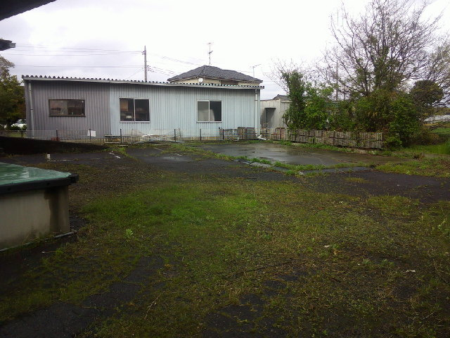 常総市豊田の倉庫の外観