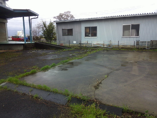 常総市豊田の倉庫の外観