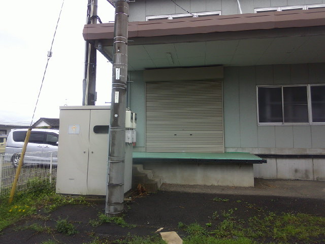 常総市豊田の倉庫の外観