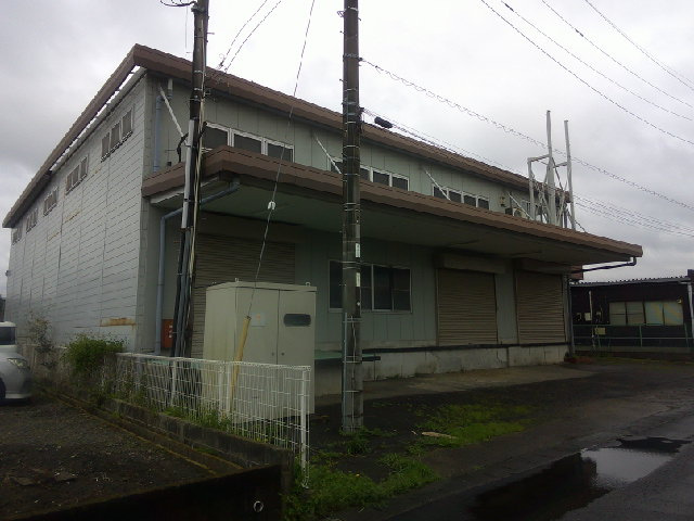 常総市豊田の倉庫の外観