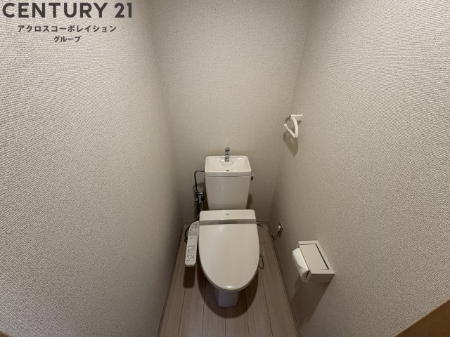 ゆったり落ち着けるトイレです