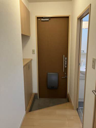 ダイヤメゾン B棟の玄関