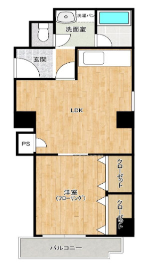 【間取り】 | ルプリーズ天王寺