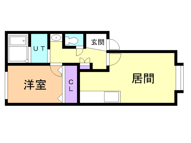 ベルシーヌ日の出の間取り