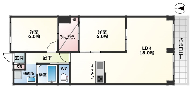 【間取り】 | Uresidence緑地公園