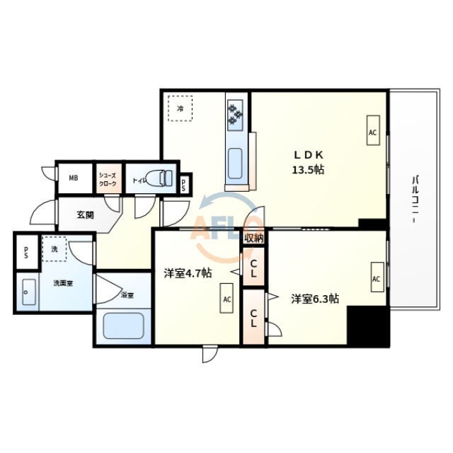 MaisondeAzureの間取り|Maison de Azure　間取り