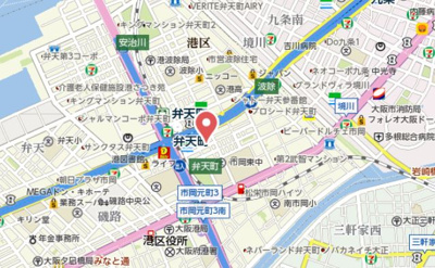 【地図】 | エステムコート大阪・弁天町