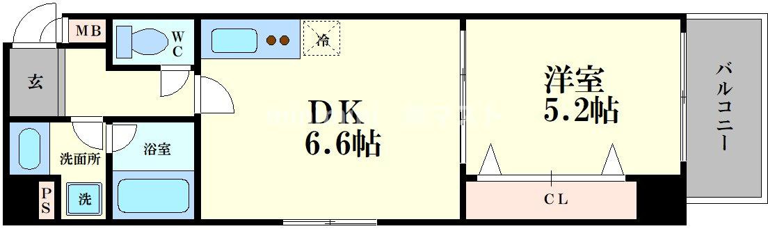 フレンシアノイエ内本町の間取り
