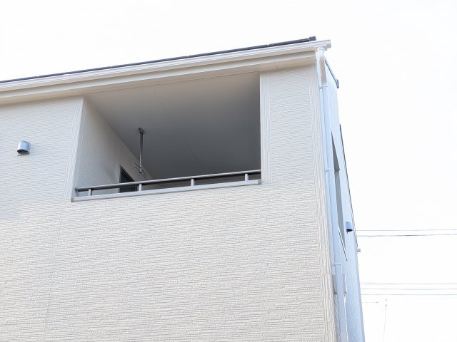 石岡市府中　第1　新築戸建て　2号棟のバルコニー