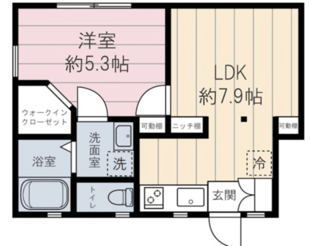 エスポワール上落合の間取り
