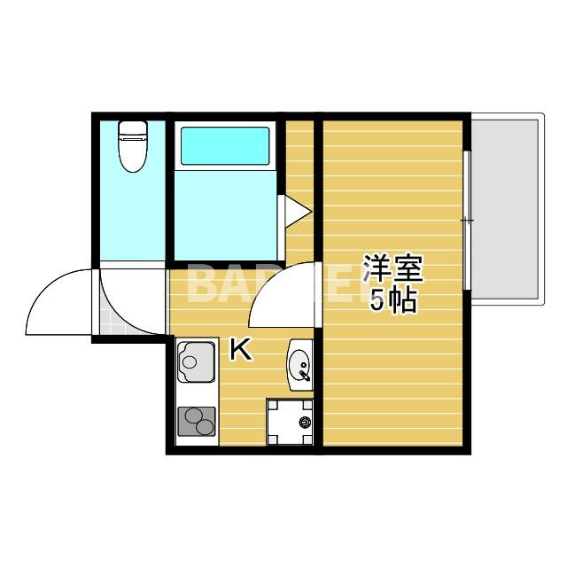 リーフ蛍池の間取り