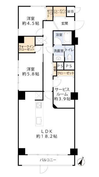 ★仲介手数料無料★シャート赤坂(新規フルリノベーション済み・即入居可能）
