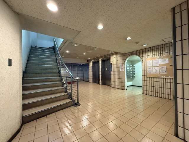 高輪ホワイトマンションのロビー