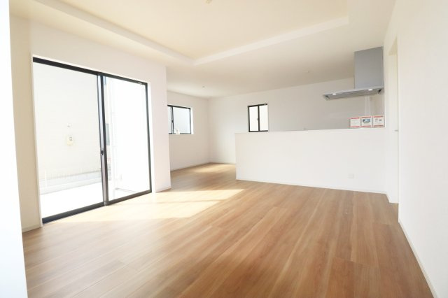 郡山市富久山町福原字水尾沢　　　  １号棟　　行健小学校、行健中学区　の居間・リビング|※同社施工例