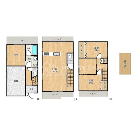 本町3の間取り