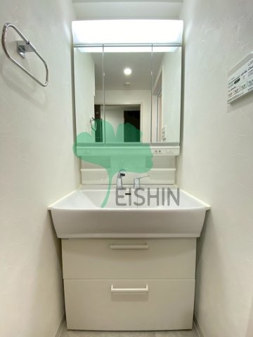 ベルコルティーレの洗面所|シンプルで使いやすい洗面台です！