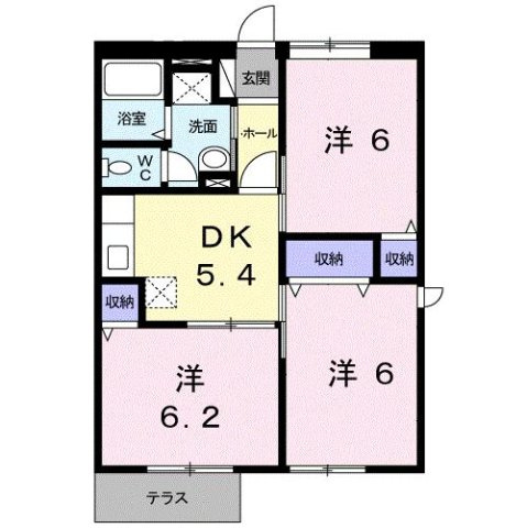 サニーカーサの間取り