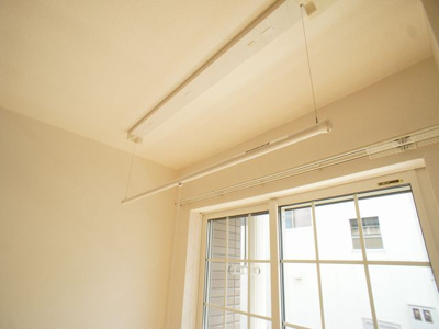 【設備】 | ノーブル | 室内物干しがあります。