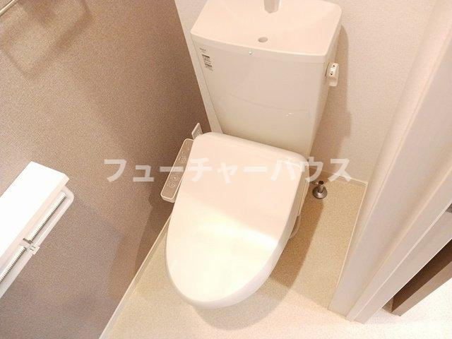 エスポワールひたちなか　Ⅱのトイレ|ゆったりとした空間のトイレです