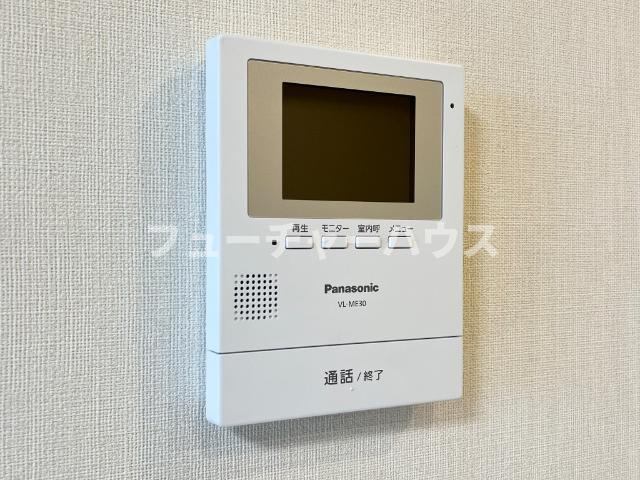 仮）水戸市笠原町新築アパートのセキュリティ|カメラ付インターホン（イメージ）