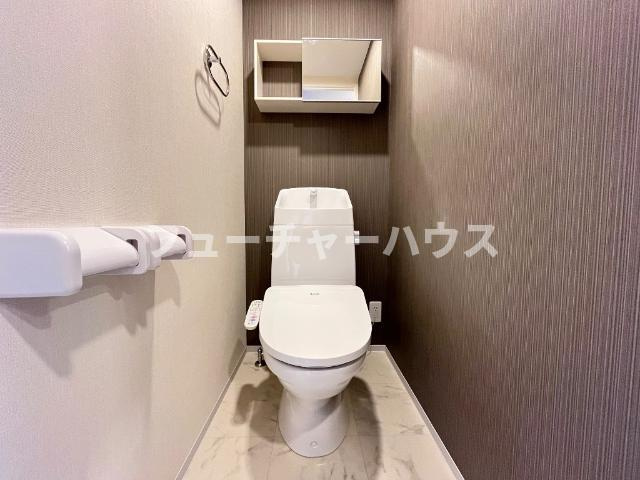 仮）水戸市笠原町新築アパートのトイレ|シャワー付トイレ（イメージ）
