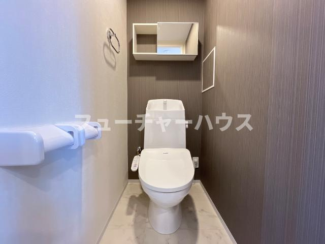 仮）水戸市笠原町新築アパートのトイレ|シャワー付トイレ（イメージ）