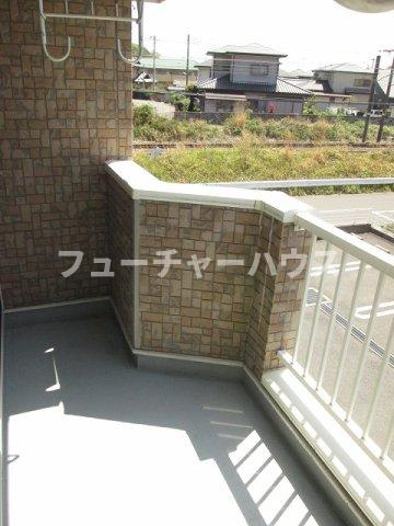 西小路ハイツⅢのバルコニー