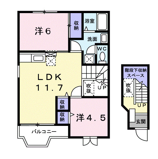 ウィンディア・Ａの間取り