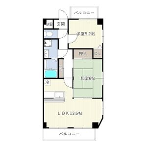 【間取り】 | グランドヒルズ西川