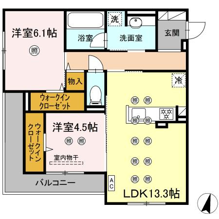 フィオーレの間取り