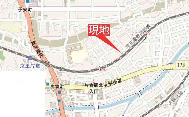 『八王子市新築戸建て』八王子市片倉町616-20【仲介手数料無料】　２２期の地図|～仲介手数料無料☆八王子ひなた不動産～八王子市片倉町　新築戸建て