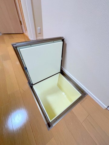 サンフラワーの収納|１階ならではの床下収納あり