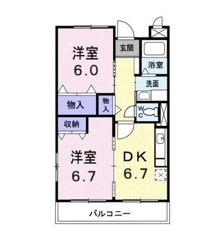 グランドハイツ深川の間取り