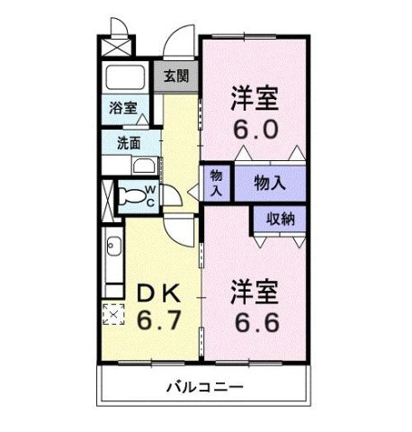 グランドハイツ深川の間取り