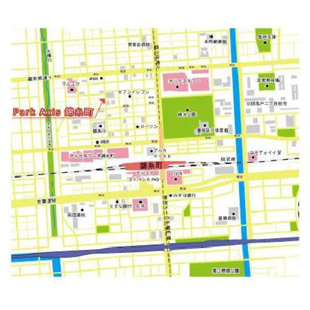 パークアクシス錦糸町の地図